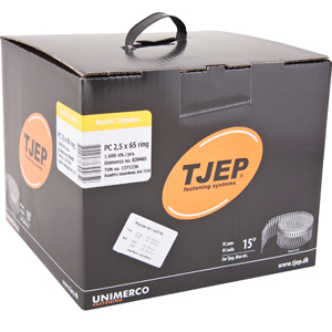 TJEP PC 25/65 Plastbåndet Coil Ringspiker, A4