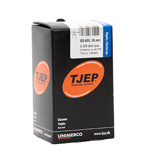 TJEP ES-500 Kramper 35 mm Blankforsinket